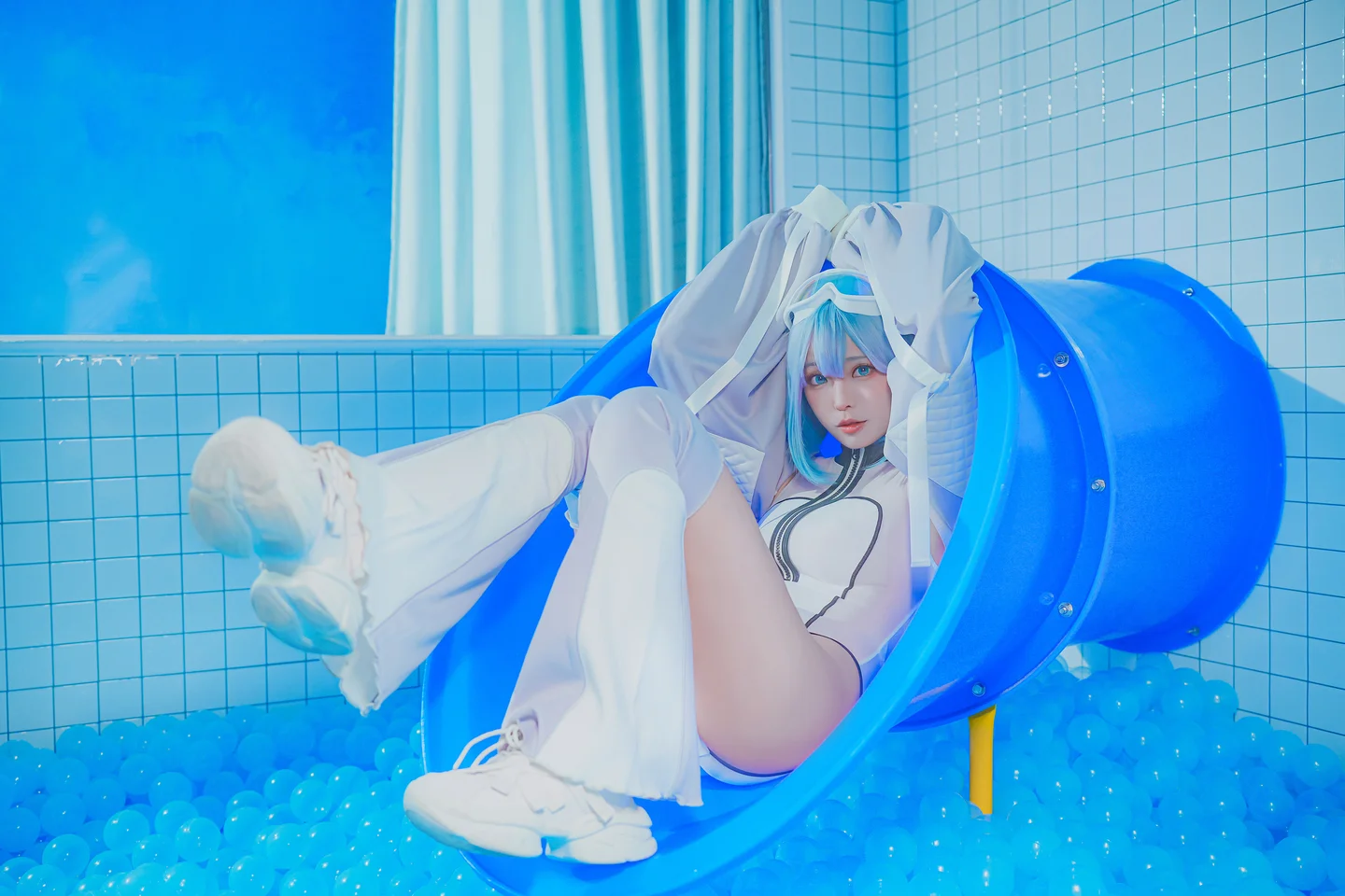 ElyEE子 - Clear Blue Drift [33P,4V-48MB] tg@simisebaisi 【丝足阁】016.webp